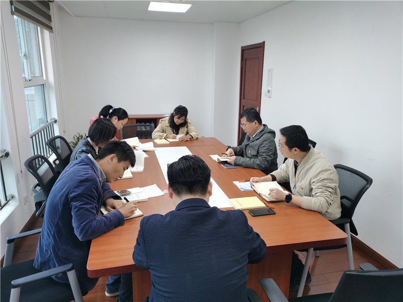 党政办公室党支部召开支部会议部署党史学习教育