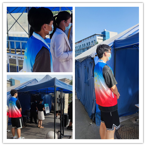 青春防疫、志愿有我 ——交通工程学院志愿者坚守进校疫情防控检查岗